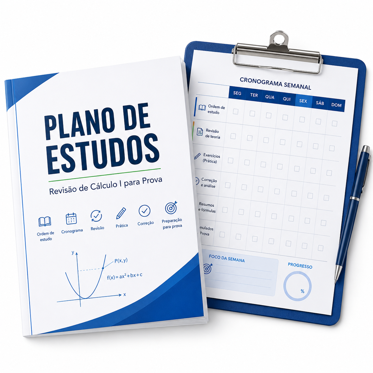Plano de Estudos - Revisão de Cálculo I para Prova